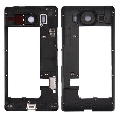 Middle Frame Ring Only For Microsoft Lumia 950 Orange By - Maxbhi Com