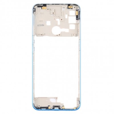 Middle Frame Ring Only For Oppo A32 Blue By - Maxbhi Com