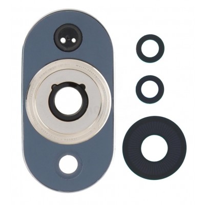 Camera Lens Glass With Frame For Huawei Nova 11 Pro Black By - Maxbhi Com