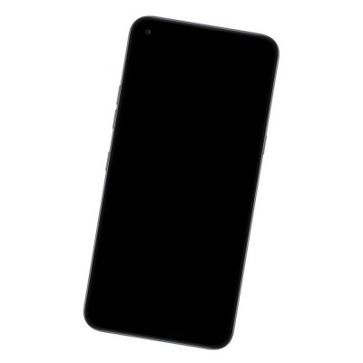 Camera Lens Glass with Frame for LG K61 Black