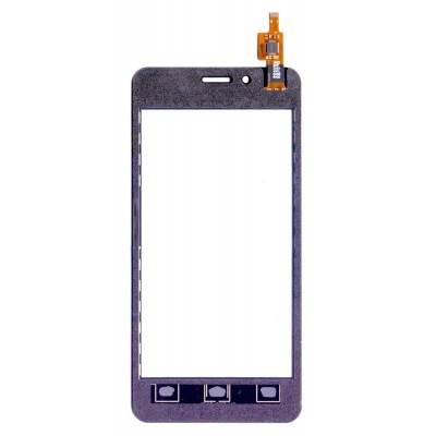 Touch Screen Digitizer For Intex Aqua Q7 Pro Grey By - Maxbhi Com