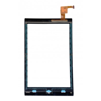 Touch Screen Digitizer For Intex Aqua 5x Black By - Maxbhi Com