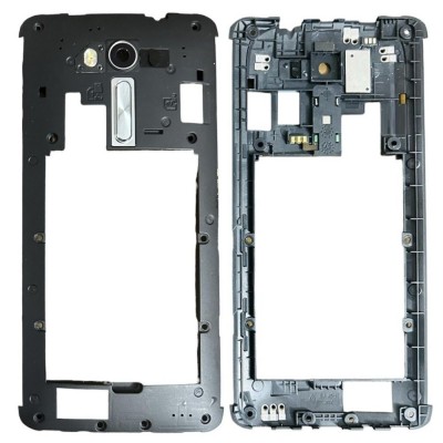 Middle Frame Ring Only For Asus Zenfone 2 Laser Ze550kl White By - Maxbhi Com