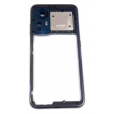 Middle Frame Ring Only For Blackview A85 Black By - Maxbhi Com