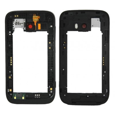 Middle Frame Ring Only For Nokia Lumia 822 Grey By - Maxbhi Com