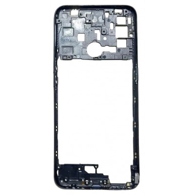 Middle Frame Ring Only For Oppo A11s Black By - Maxbhi Com