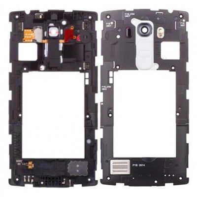 Middle Frame Ring Only For Lg G4 Beat White By - Maxbhi Com