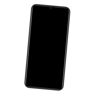 Camera Lens Glass with Frame for I Kall Z19 Black