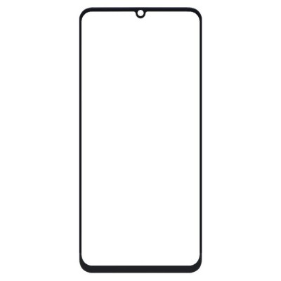 Replacement Front Glass For Realme C53 India Black By - Maxbhi Com