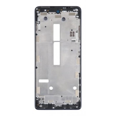 Lcd Frame Middle Chassis For Motorola Moto G200 5g Blue By - Maxbhi Com