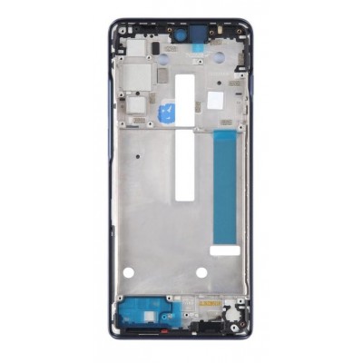 Lcd Frame Middle Chassis For Motorola Moto G200 5g Blue By - Maxbhi Com