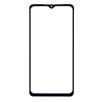 Replacement Front Glass For Samsung Galaxy M02 Blue By - Maxbhi Com