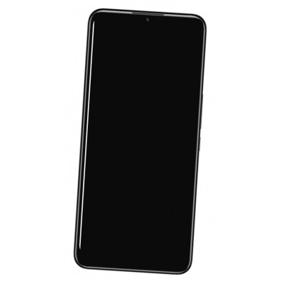 Camera Lens Glass with Frame for TCL 20 R 5G Black