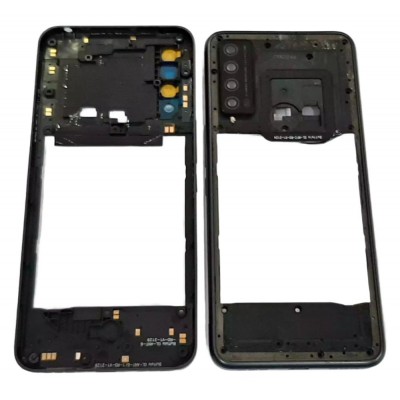 Middle Frame Ring Only For Tcl 20 R 5g Black By - Maxbhi Com