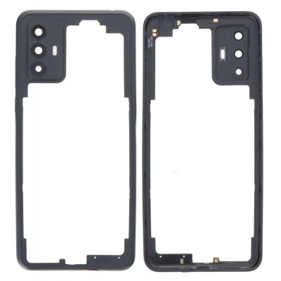 Middle Frame Ring Only For Tcl 30 Se Black By - Maxbhi Com