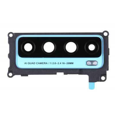 Camera Lens Glass With Frame For Tcl 20l Plus Blue By - Maxbhi Com