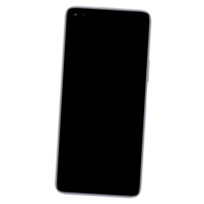 Camera Lens Glass with Frame for Honor X20 White