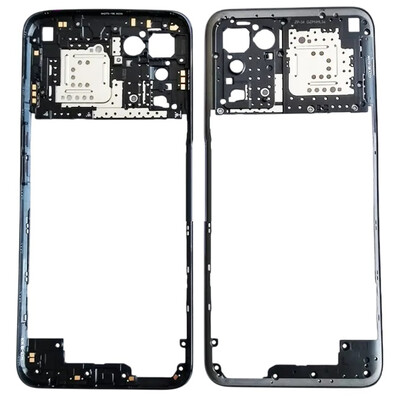 Middle Frame Ring Only For Oppo K9s Black By - Maxbhi Com