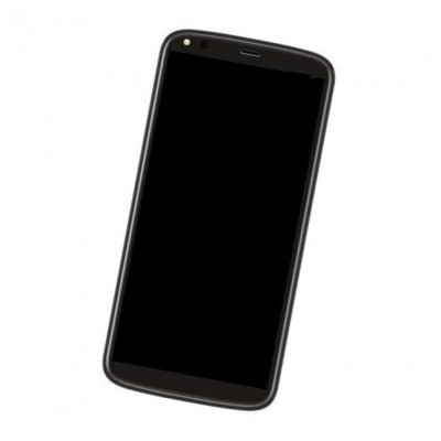 Camera Lens Glass with Frame for BLU G5 Plus Black