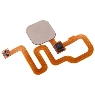 Fingerprint Sensor Flex Cable For Xiaomi Redmi Note 6 Pro Gold By - Maxbhi Com