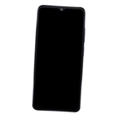 Camera Lens Glass with Frame for Xiaomi Redmi 11 Prime Black