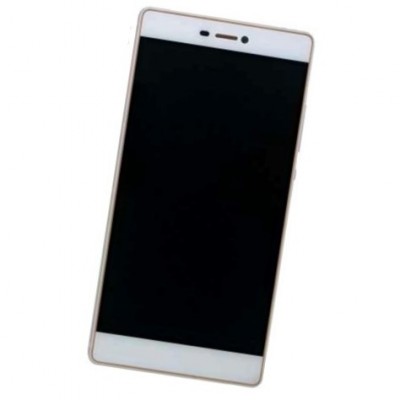 Camera Lens Glass with Frame for Huawei Ascend P8 Champagne