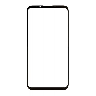 Replacement Front Glass For Meizu 16t Black By - Maxbhi Com