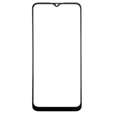 Replacement Front Glass For Samsung Galaxy M02s Black By - Maxbhi Com