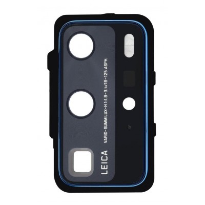 Camera Lens Glass With Frame For Huawei P40 Pro Blue By - Maxbhi Com