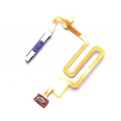 Fingerprint Sensor Flex Cable For Oppo A54 Blue By - Maxbhi Com