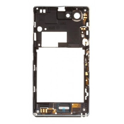 Middle Frame Ring Only For Sony Xperia L C2104 Red By - Maxbhi Com