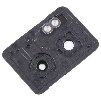 Camera Lens Glass With Frame For Oneplus Nord N300 5g Black By - Maxbhi Com