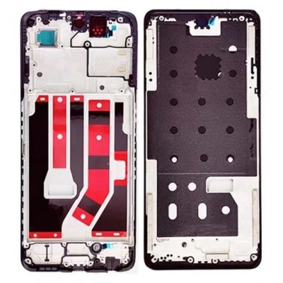 Lcd Frame Middle Chassis For Oppo A1 5g White By - Maxbhi Com