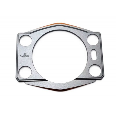 Camera Lens Glass With Frame For Oukitel Wp22 Black By - Maxbhi Com