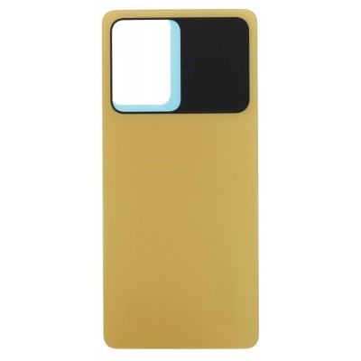 Back Panel Cover For Xiaomi Poco X5 Pro 5g Yellow - Maxbhi Com