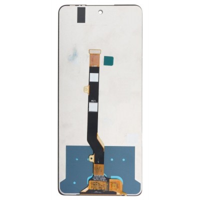 Lcd With Touch Screen For Infinix Hot 30 White By - Maxbhi Com