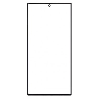 Replacement Front Glass For Samsung Galaxy S23 Ultra Black By - Maxbhi Com