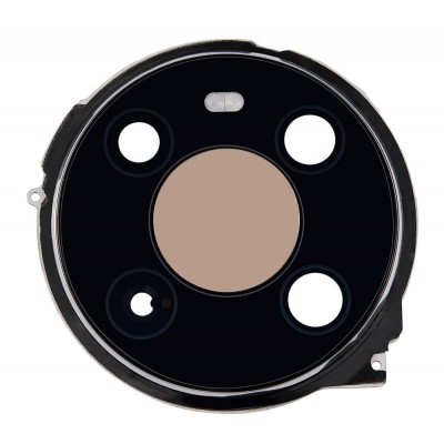 Camera Lens Glass With Frame For Huawei Mate 40 White By - Maxbhi Com