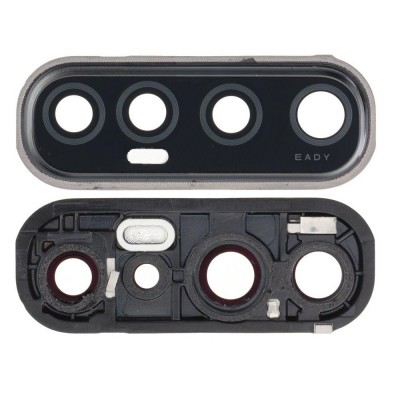 Camera Lens Glass With Frame For Oppo Find X2 Neo White By - Maxbhi Com