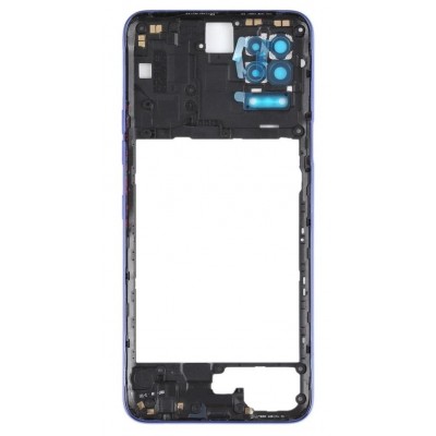 Middle Frame Ring Only For Lg Q52 Black By - Maxbhi Com