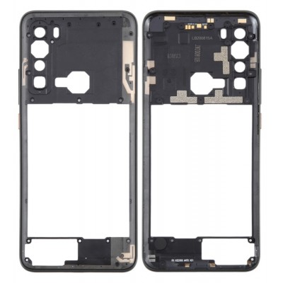 Middle Frame Ring Only For Htc U20 Black By - Maxbhi Com