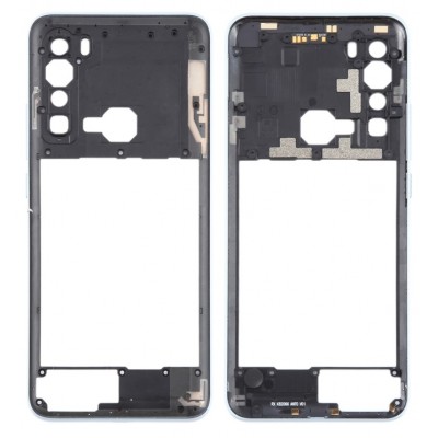 Middle Frame Ring Only For Htc U20 White By - Maxbhi Com