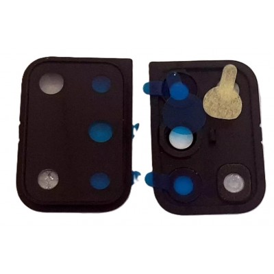 Camera Lens Glass With Frame For Alcatel 3x 2020 Black By - Maxbhi Com