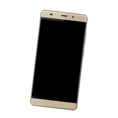 Camera Lens Glass with Frame for QMobile M350 Pro Black