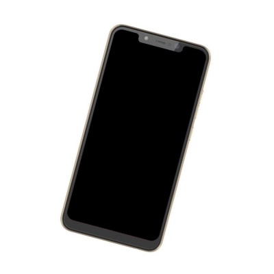 Camera Lens Glass with Frame for Tecno Camon iSky 3 Black