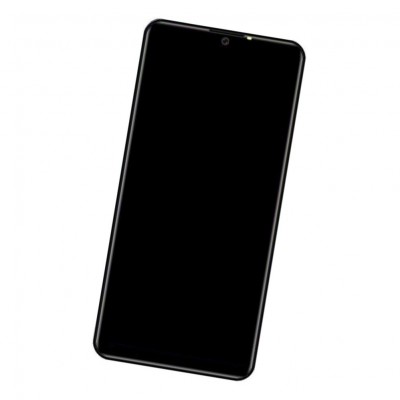 Camera Lens Glass with Frame for I Kall K201 Black