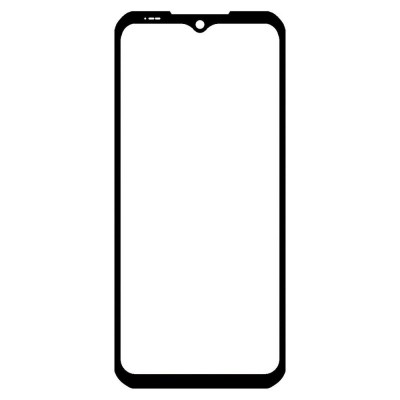 Replacement Front Glass For Doogee S100 Pro Silver By - Maxbhi Com
