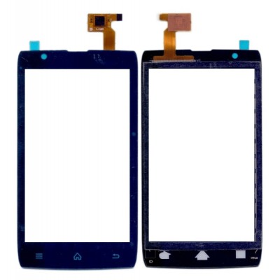 Touch Screen Digitizer For Intex Cloud Y4 Plus Black By - Maxbhi Com
