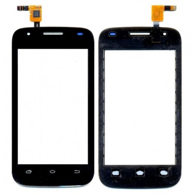 Touch Screen Digitizer For Intex Cloud Y7 Black By - Maxbhi Com