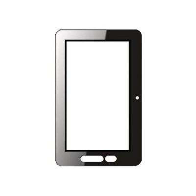 Touch Screen Digitizer For Micromax Booklet P300 Black By - Maxbhi Com